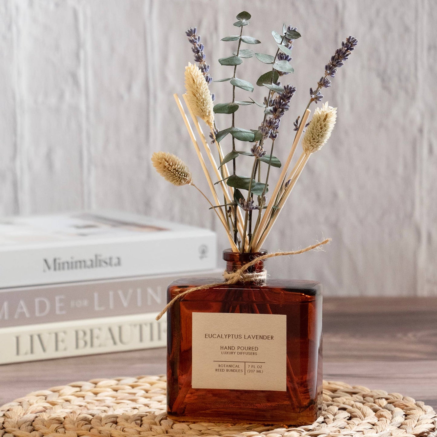 SAMPLE Eucalyptus Lavender Bouquet Reed Bundle Diffuser