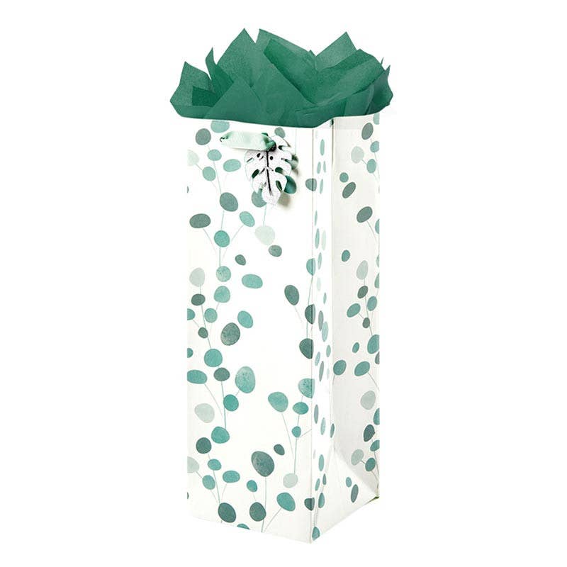 Simple Botanical Fern Gift Bag - Bottle