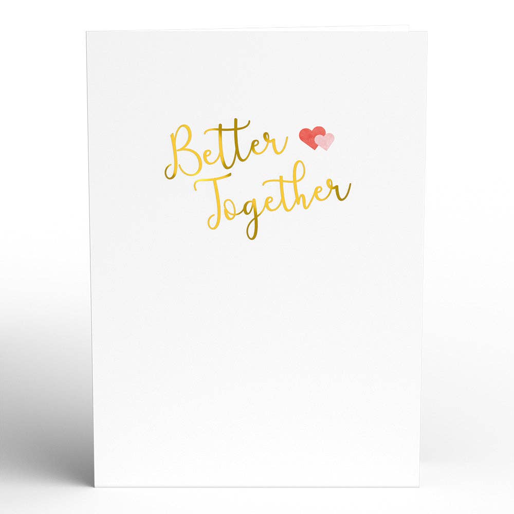 Better Together Anniversary 5''x7'' Card, Pop-Up Cards