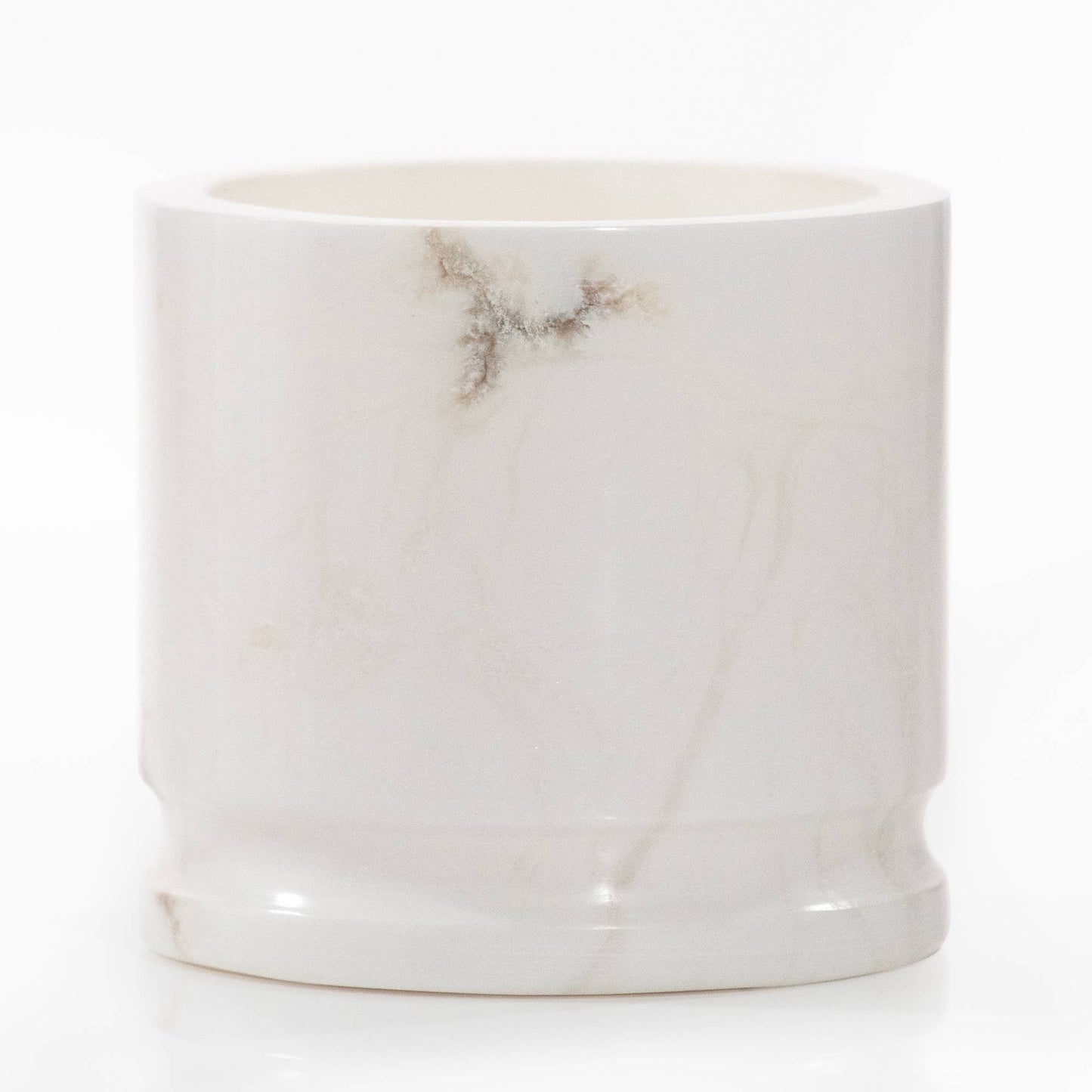 Palo Santo Scented White Marble Candle