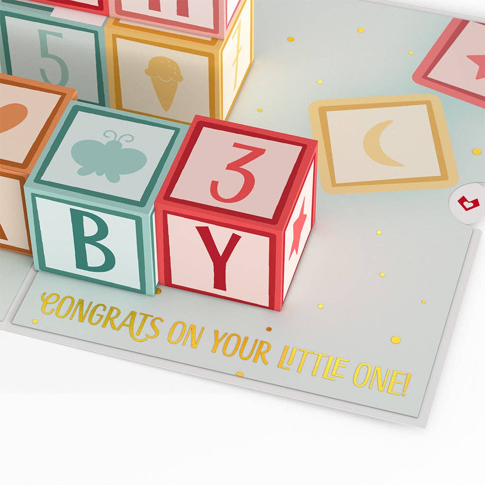 Oh Baby! Congrats 5''x7'' Card, Pop-Up Cards