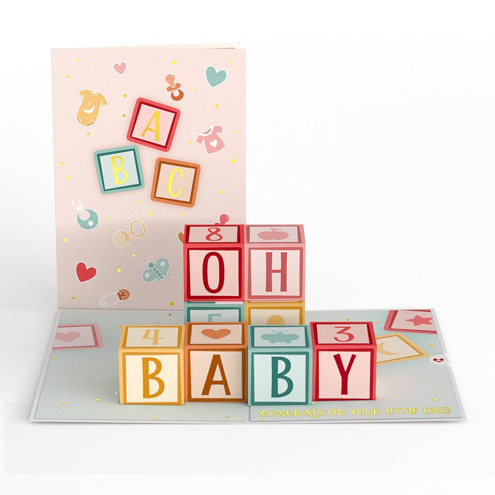 Oh Baby! Congrats 5''x7'' Card, Pop-Up Cards