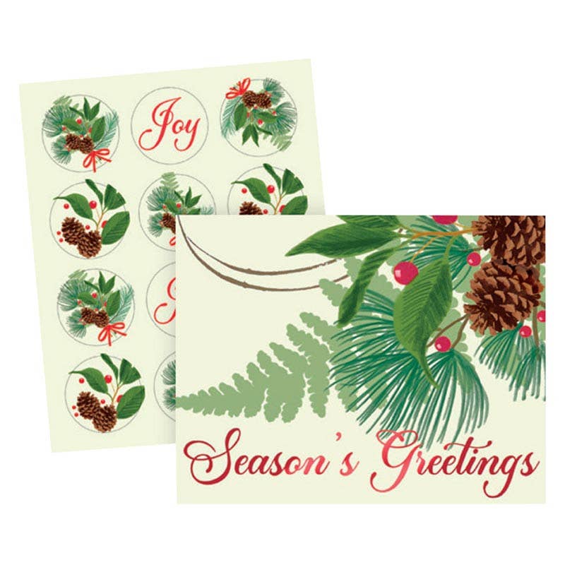 Holiday Corsage Boxed Card Set