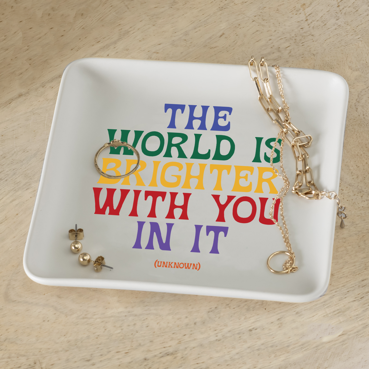 Trinket Dishes - TRD342 - The World Is Brighter (Unknown)