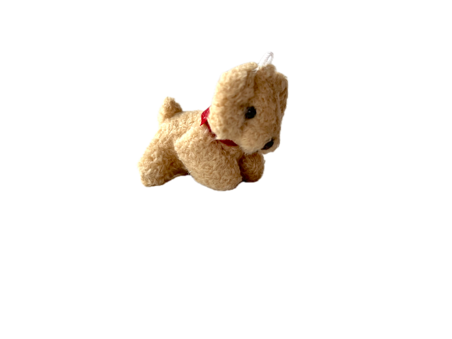 Mini Plush Puppy Dog Bag Charm Backpack Keychain