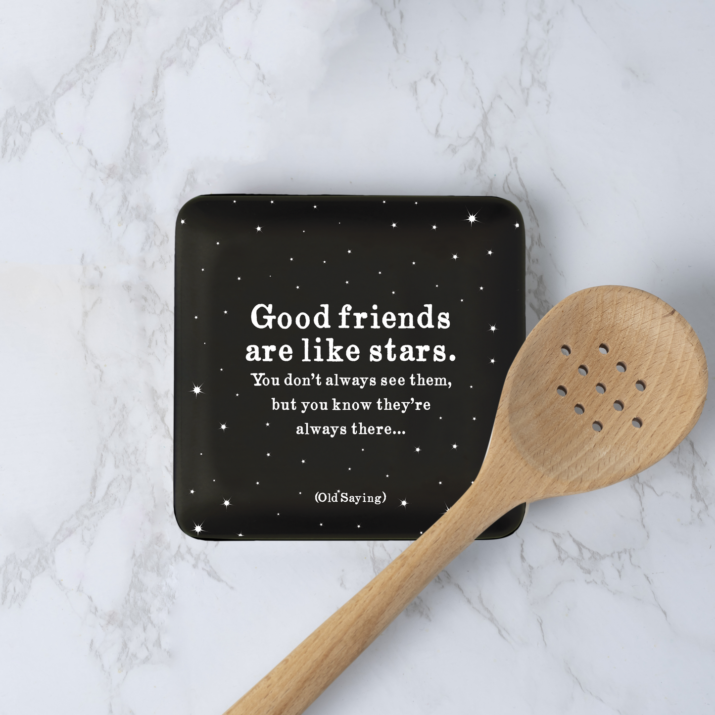Trinket Dishes - TR175 - Good Friends Stars (Old Saying)