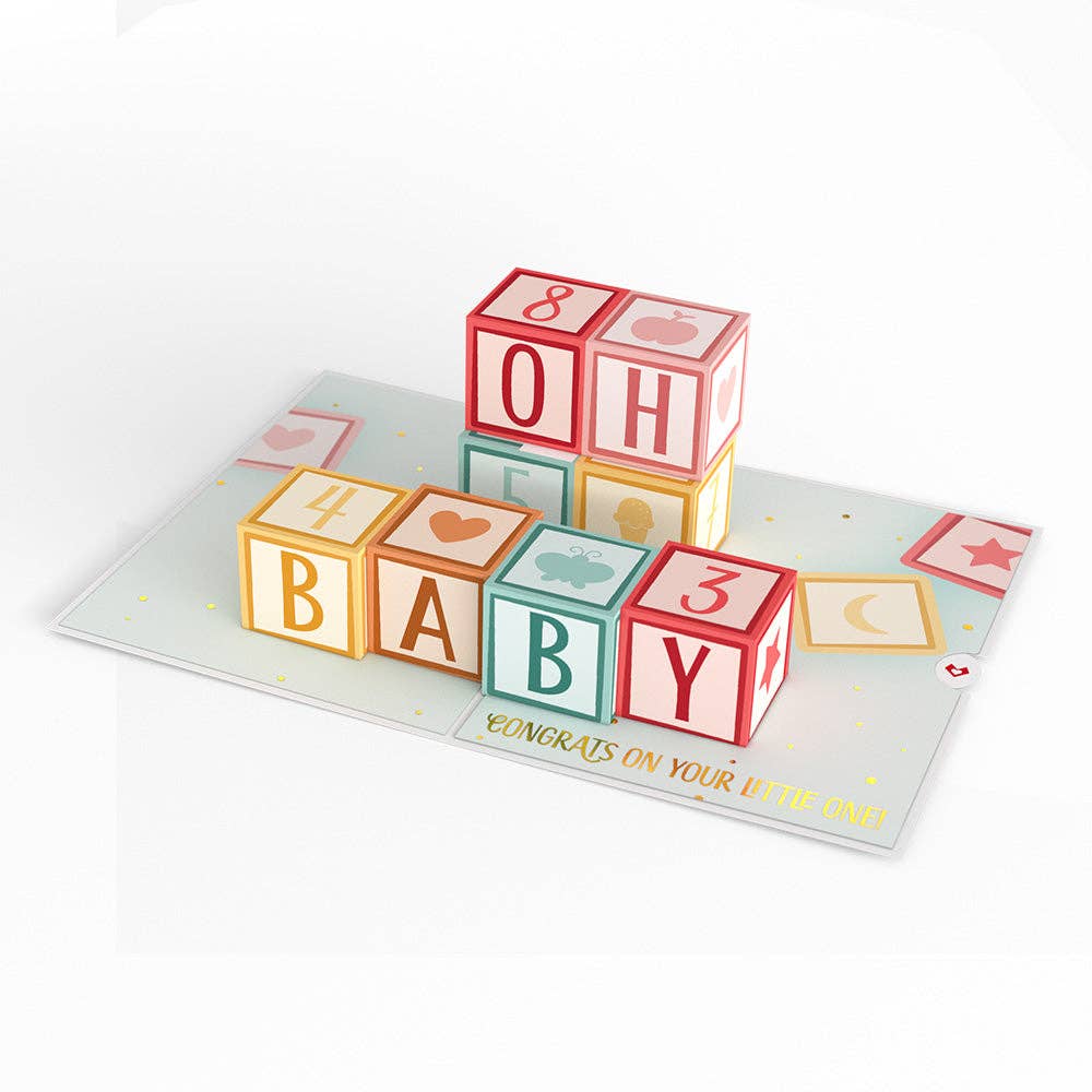 Oh Baby! Congrats 5''x7'' Card, Pop-Up Cards