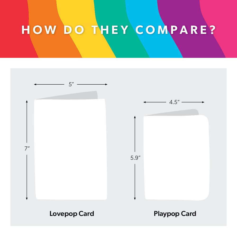 You Are Made of Magic Rainbow 4.5x 5.9" Playpop Card™