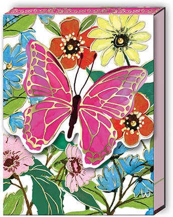 Punch Studio Pocket Notepad -FULL BLOOM BUTTERFLY