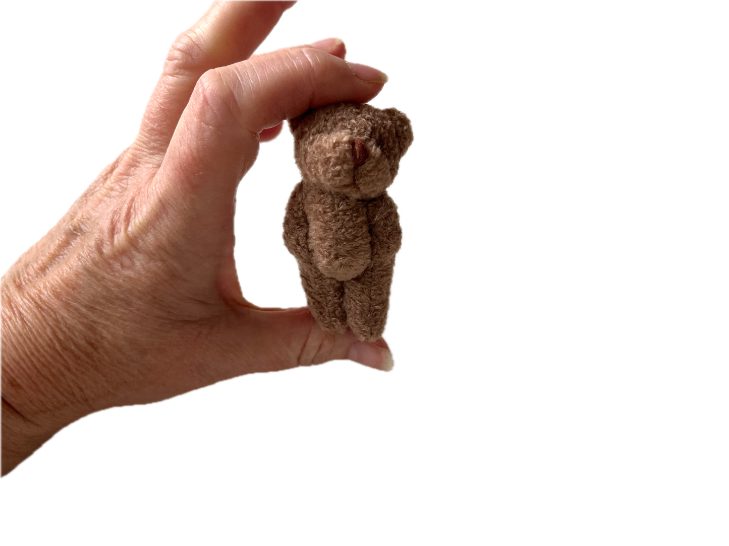 Small Brown Stuffed Teddy Bear Pocket Pal Travel Bear