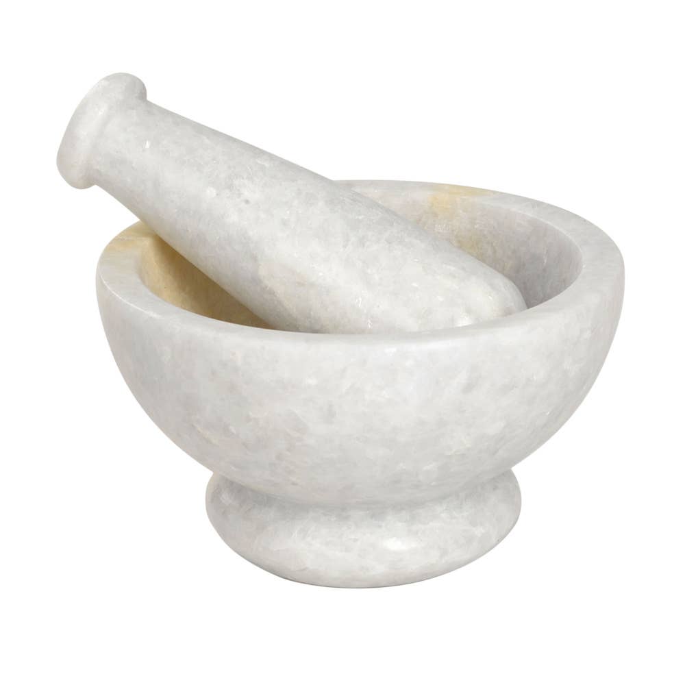 White Mortar And Pestle
