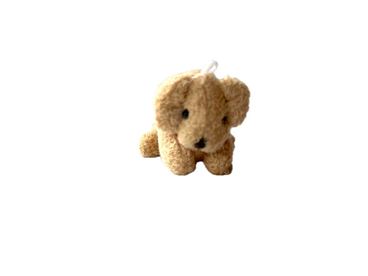 Mini Plush Puppy Dog Bag Charm Backpack Keychain 