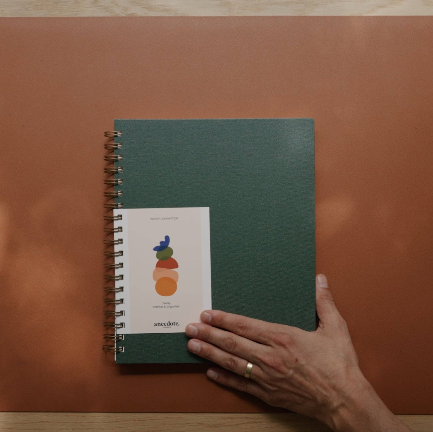 The Yearly Planner -Undated 52 week planner - Spiral Bound