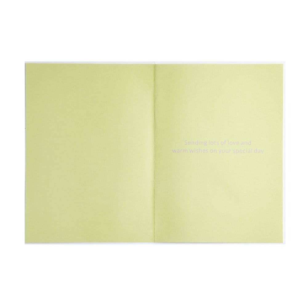 Pink Flowers with Leaves Birthday Card