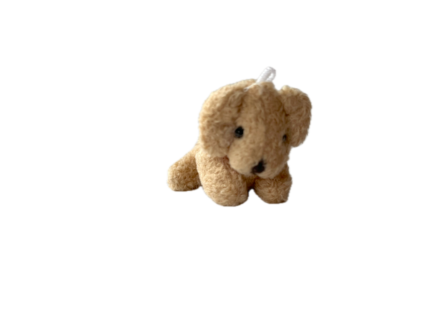 Mini Plush Puppy Dog Bag Charm Backpack Keychain 