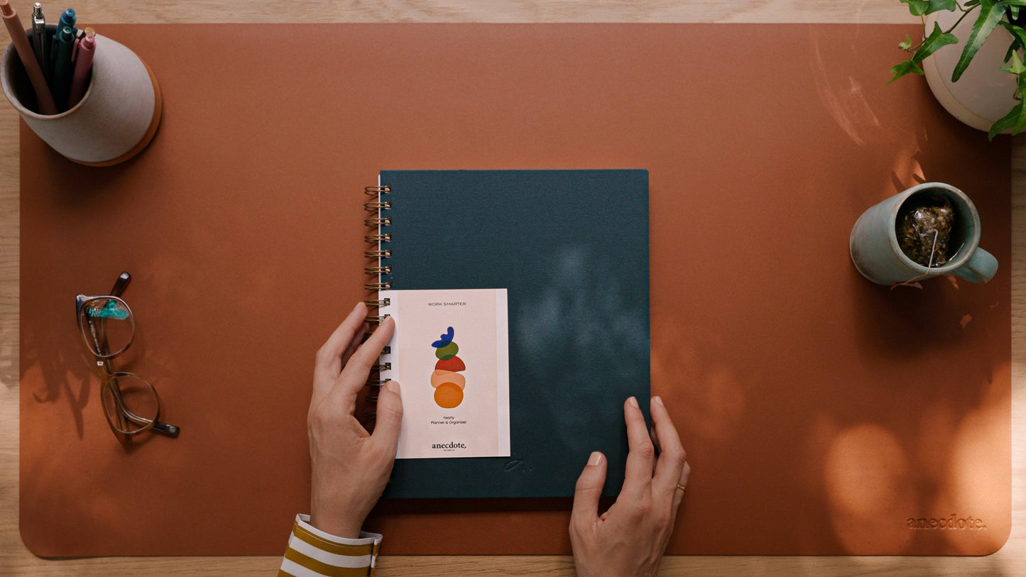 The Yearly Planner -Undated 52 week planner - Spiral Bound