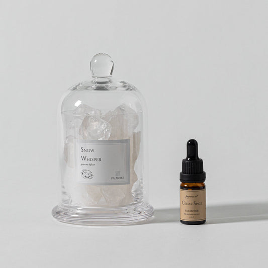 Snow Whisper Gemstone Diffuser [lemon/jasmine]