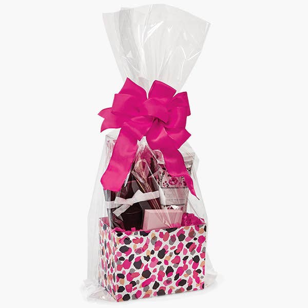 Clear Cellophane Basket Wrap Bags