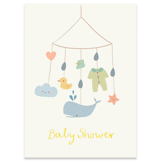 MOBILE SHOWER GREETING CARD 4.5 x 6.25"