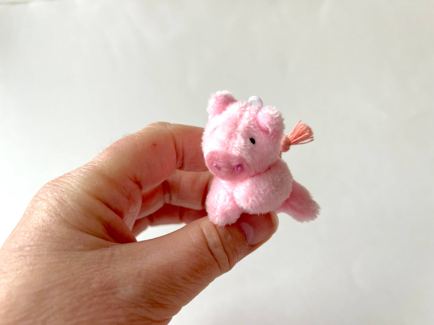 Miniature Plush Pig (Pink)