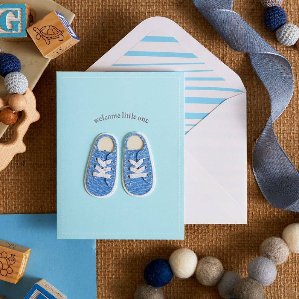Baby Sneakers Boy Baby Card