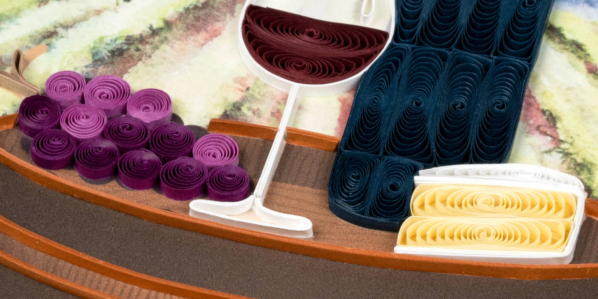 Vineyard Everyday Quilled Greeting Card