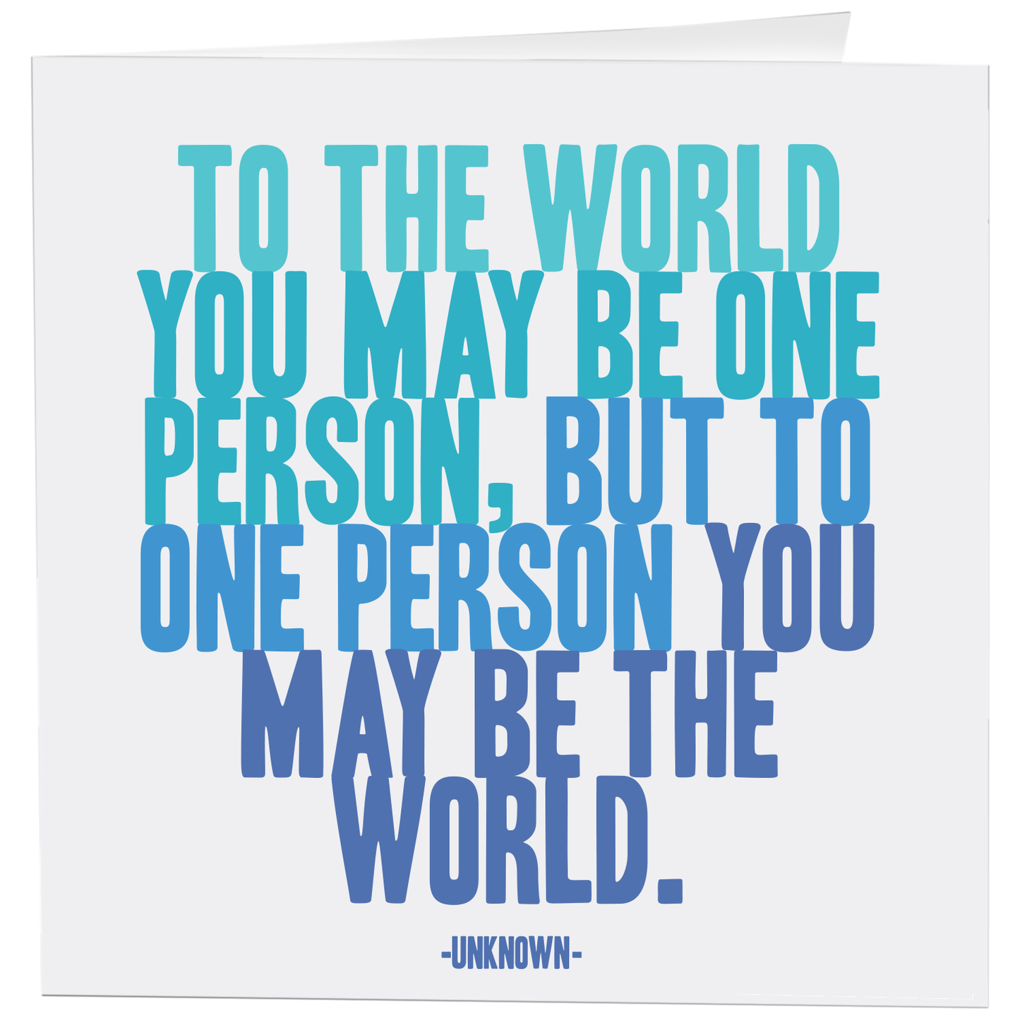 Cards - D110- To The World - Love - (Unknown)