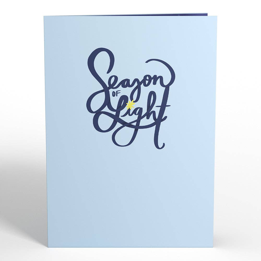 Season of Light Winter Village Light-Up Pop-Up Card 5x7"