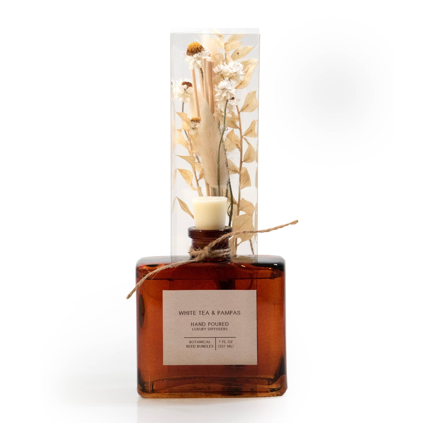 SAMPLE White Tea & Pampas Bouquet Reed Bundle Diffuser
