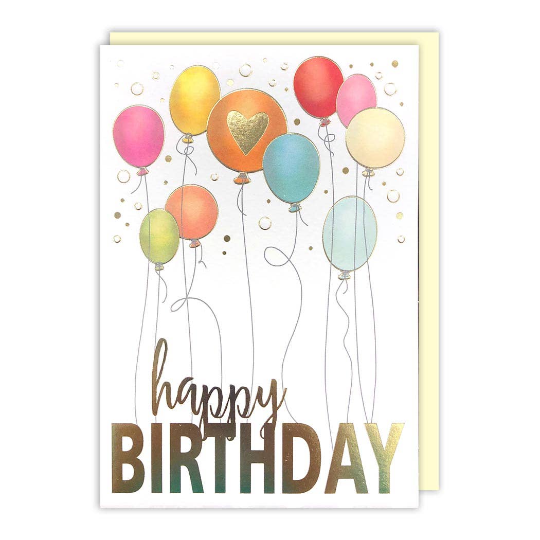 Balloons Birthday Card