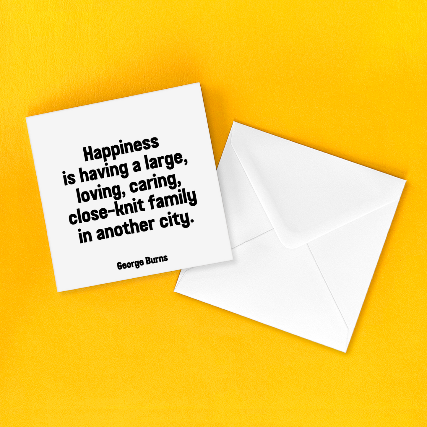 Greeting Card "Happiness Is" Inspirational Card