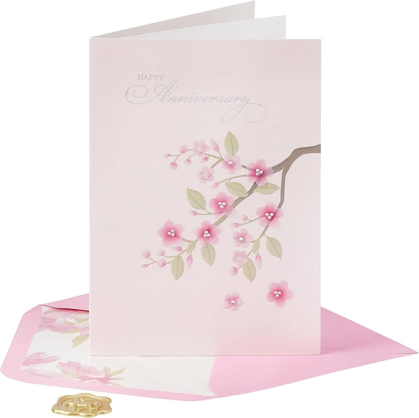 Cherry Blossom Anniversary Card