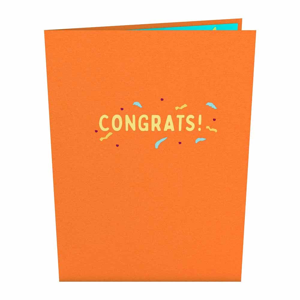 Congrats Trophy 5''x7'' Pop-Up Cards (-62%)