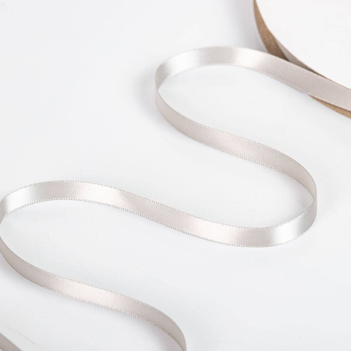 Silver 02 Double Faced Satin Ribbon 100-Yard Roll