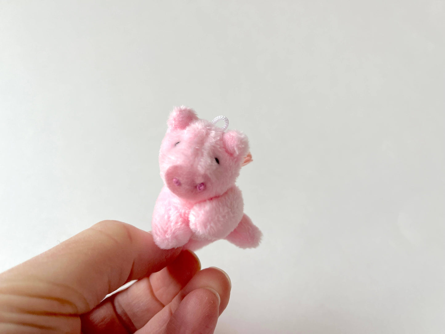 Miniature Plush Pig (Pink)