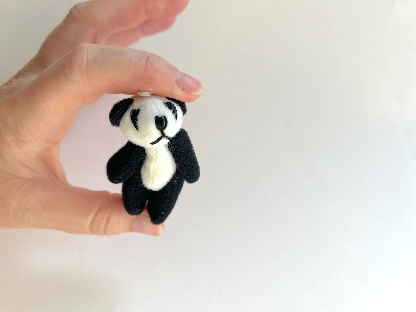 Miniature Panda Bear Plush Animal 