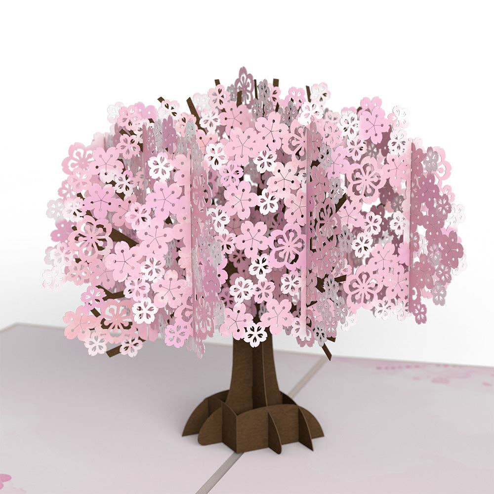 Cherry Blossom Card, 5x7" Pop-Up Cards