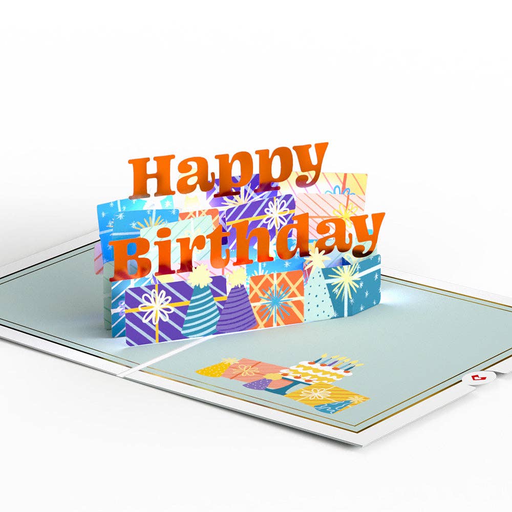 Wishing You a Happy Birthday Music and Lights Card 5x7"