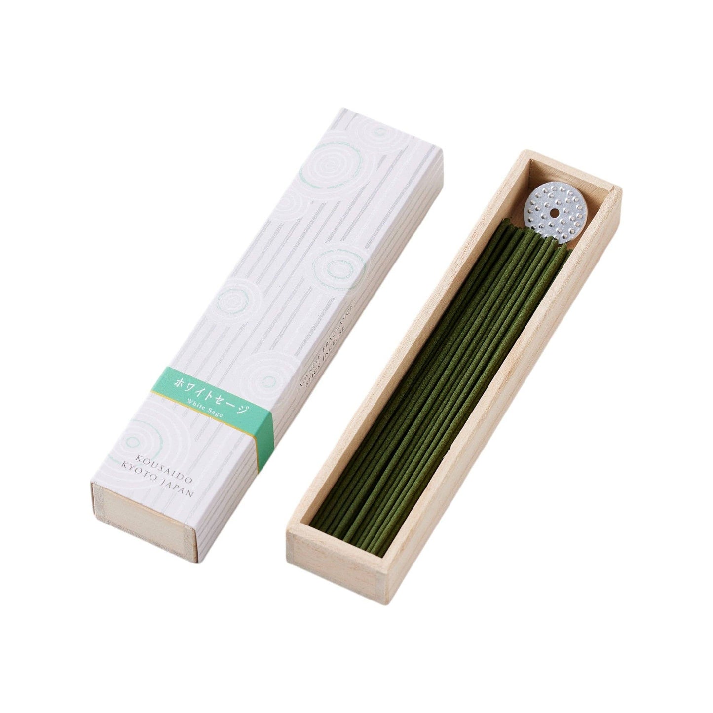 Kousaido Hyakuraku-Kou White Sage Organic Incense (1/240)