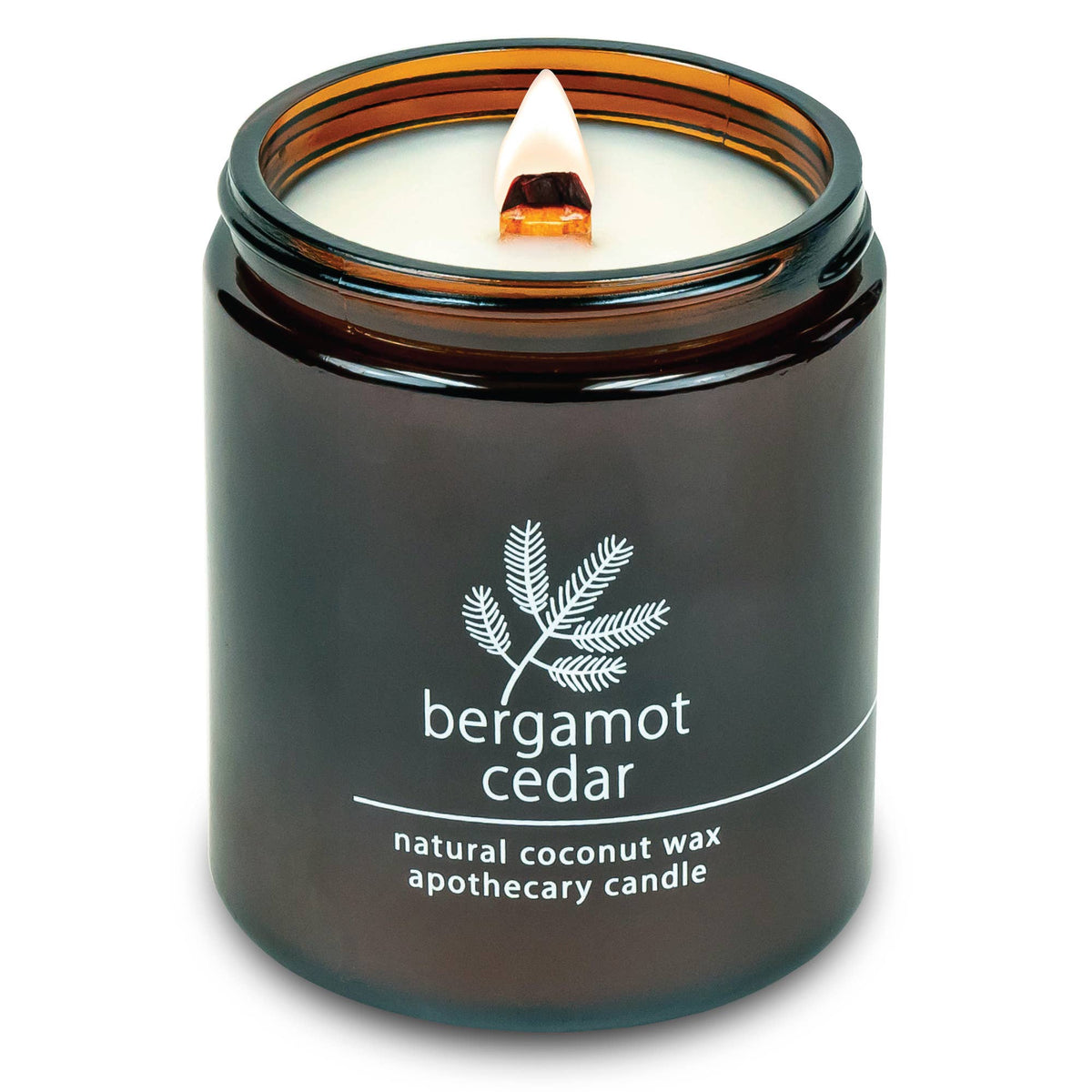 Bergamot Cedar Candle | 8 oz Apothecary