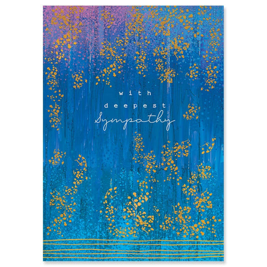 MOONLIGHT SYMPATHY GREETING CARD 4.5 x 6.25"