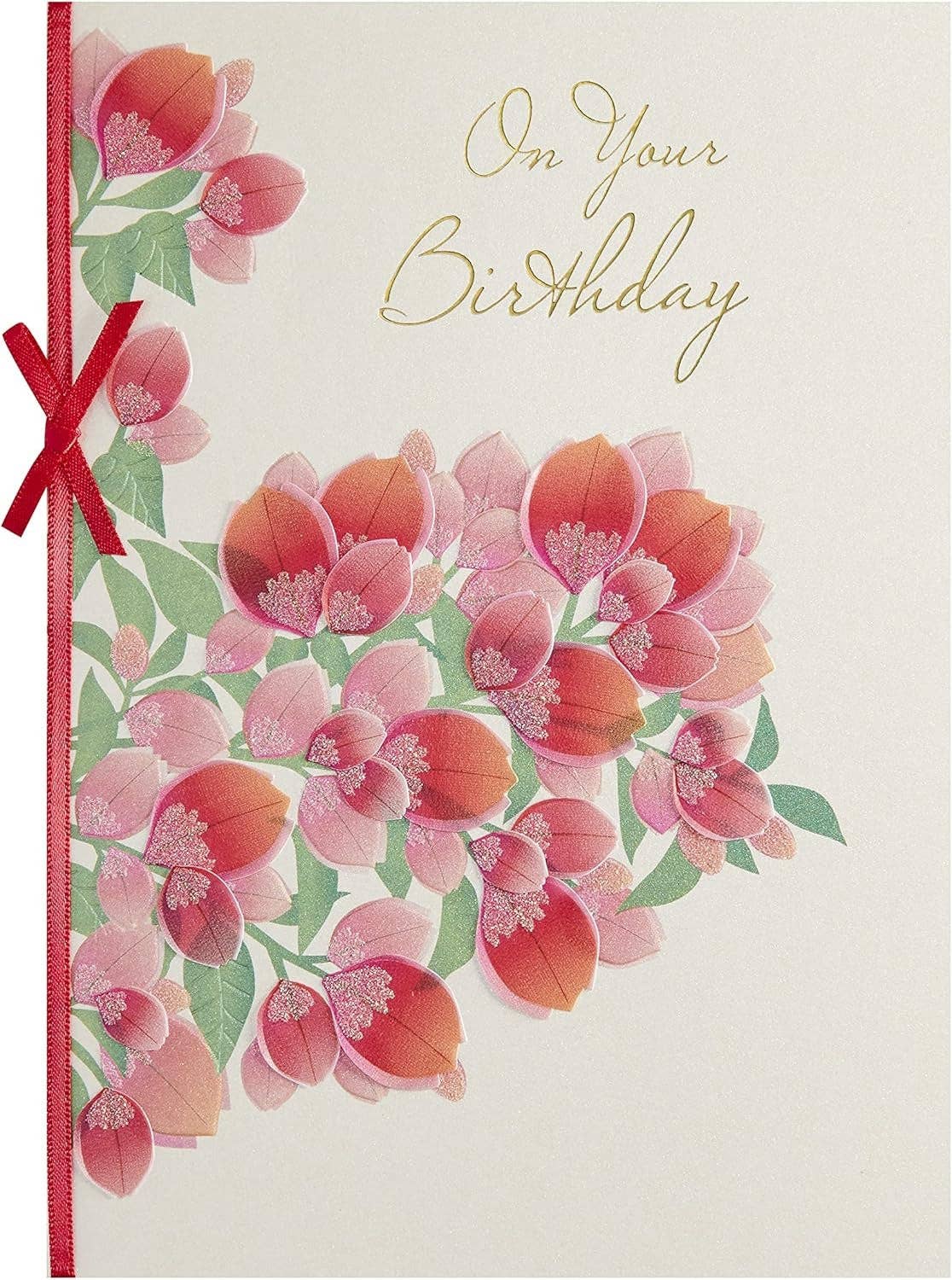 Bougainvillea Birthday Card