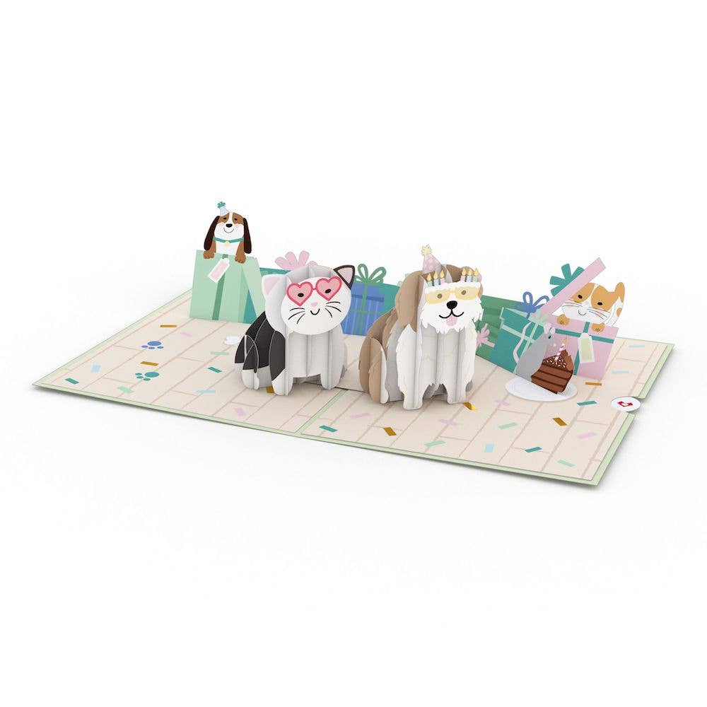 Birthday Cats and Dogs Card, 5x7" Birthday Cards (-62%)