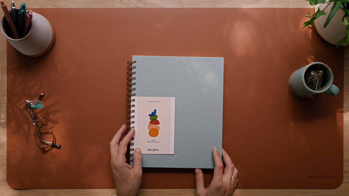 The Yearly Planner -Undated 52 week planner - Spiral Bound