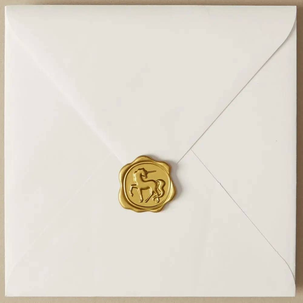 Pug with Letter Blank Card