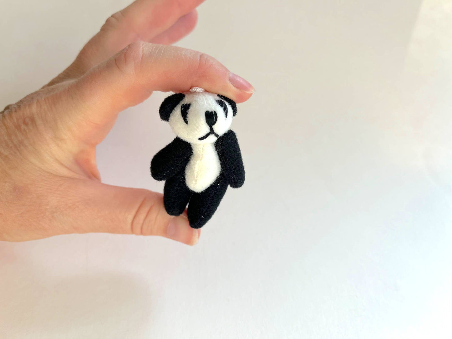 Miniature Panda Bear Plush Animal 