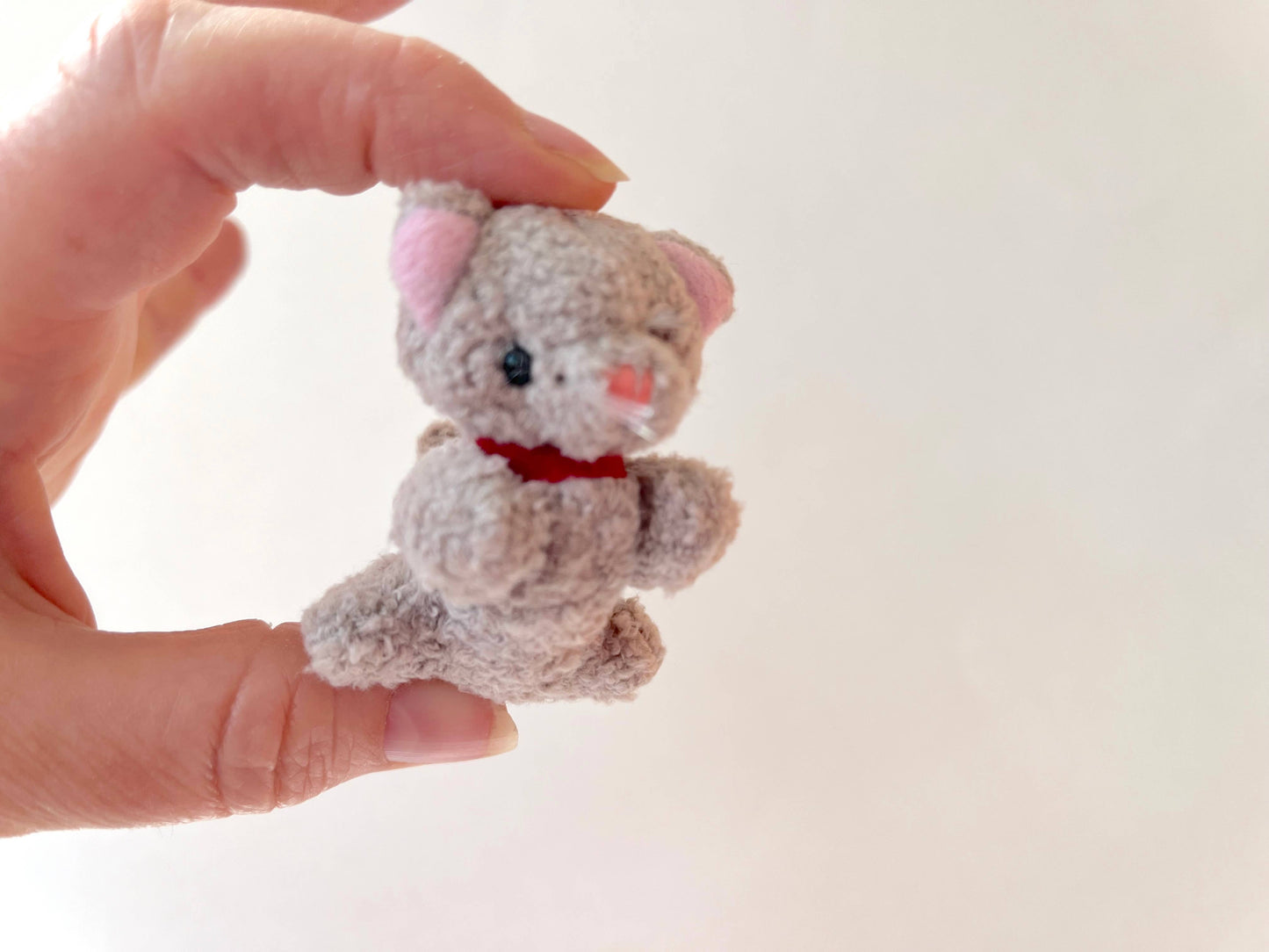 Small Plush Kitty Cat (Gray)