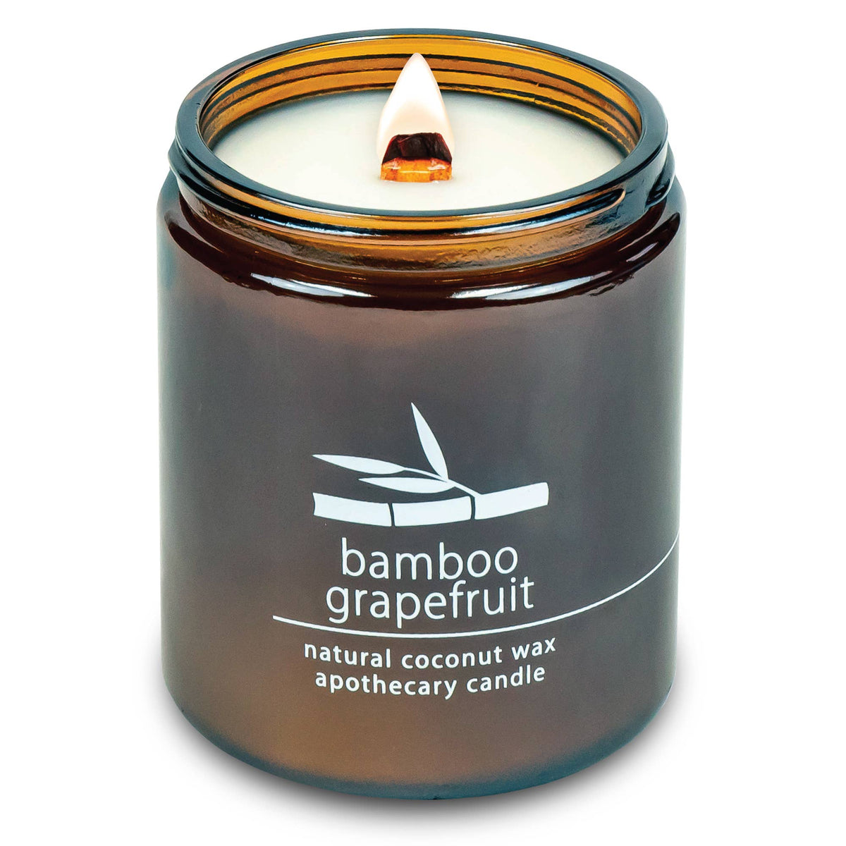 Bamboo Grapefruit Candle | 8 oz Apothecary