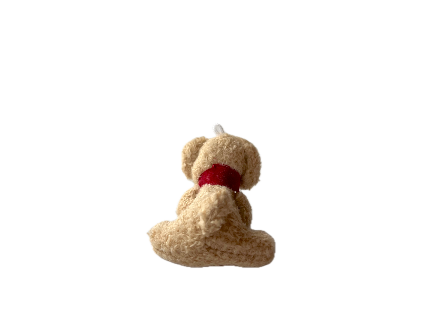 Mini Plush Puppy Dog Bag Charm Backpack Keychain 