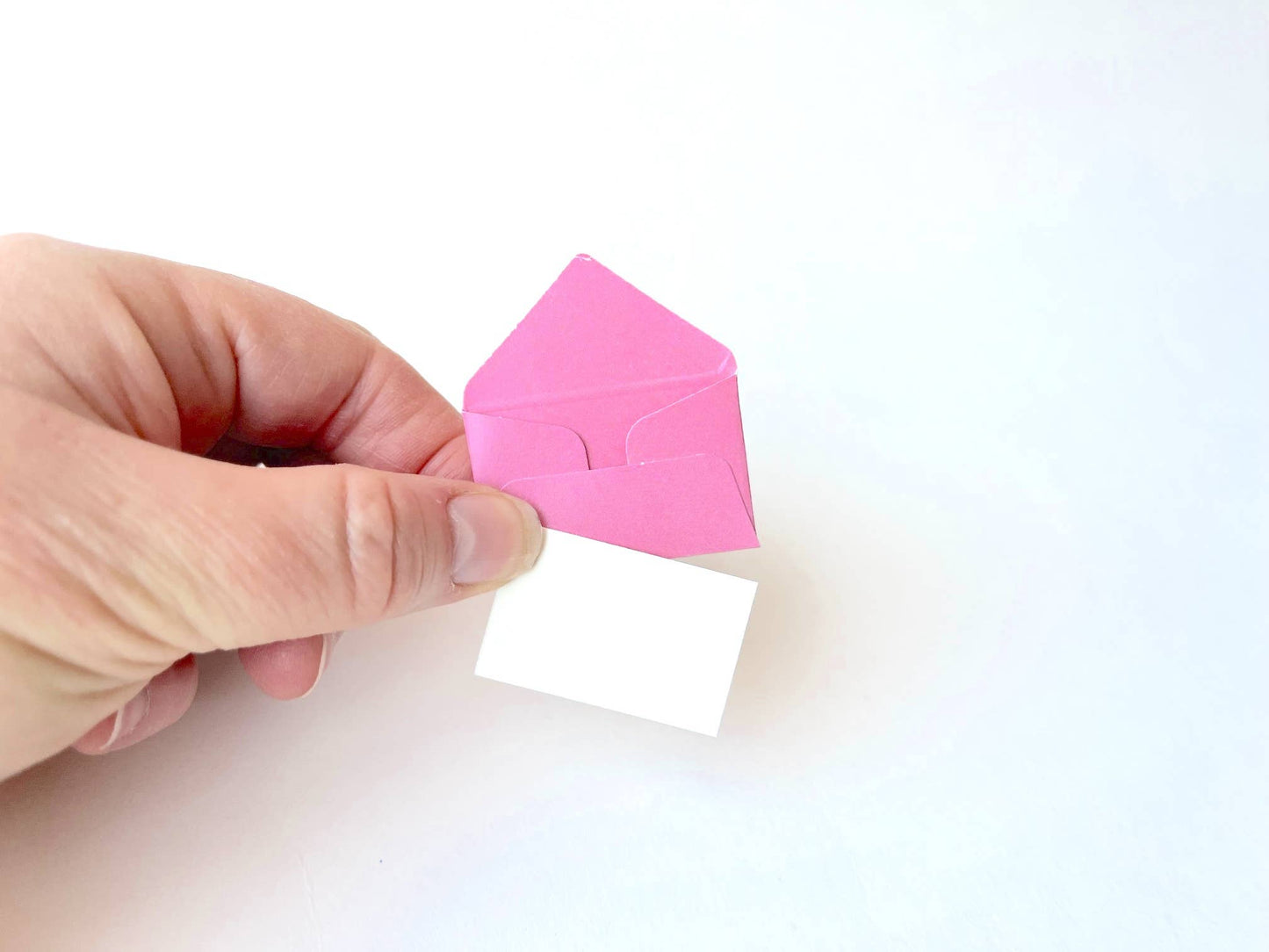 Mini Envelope and Blank Note Card (Set of 7 colors)